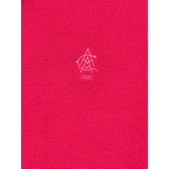 Ralph Lauren Polo Golf 1/4 Zip Sweater Wool Vest, Hot Pink, AAC, Size L - Picture 4 of 5